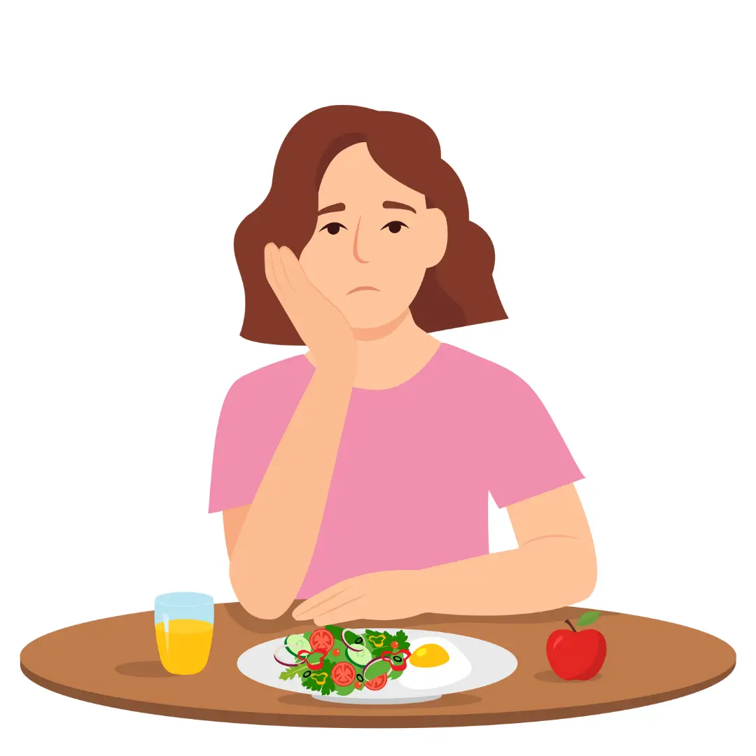 Increased hunger especially after eating