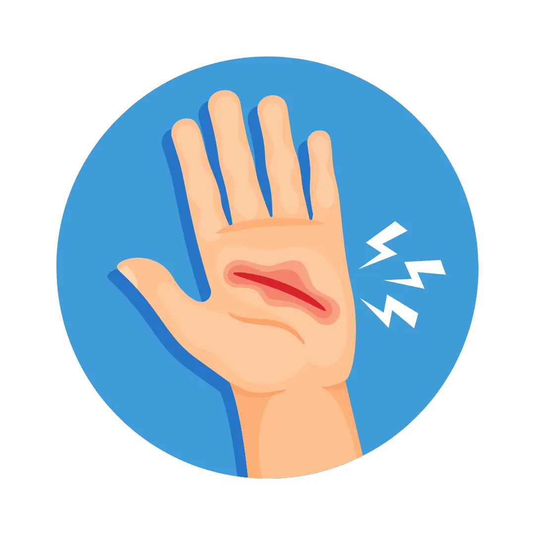 Slow healing wounds or infections