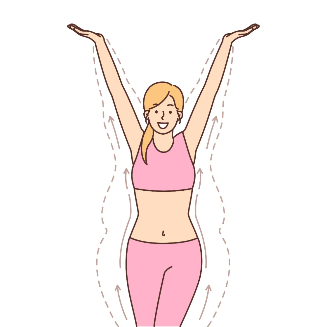 A graphic showing the bodys shift from glucose burning to fat burning mode during fasting
