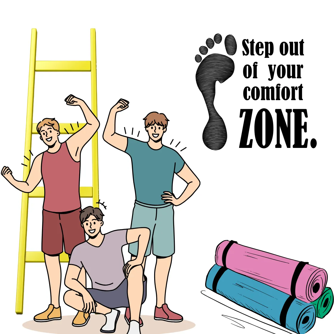 A motivational quote about consistency and progress