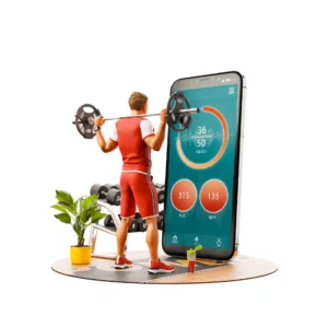 A progress tracker or a person celebrating a small milestone